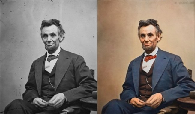Kolorizované historické fotografie