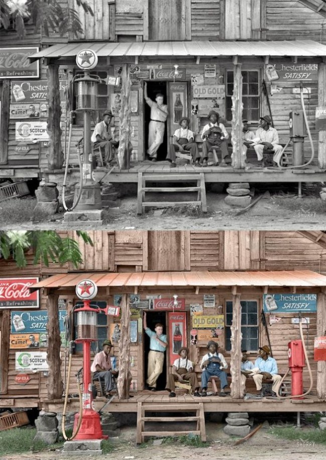Kolorizované historické fotografie